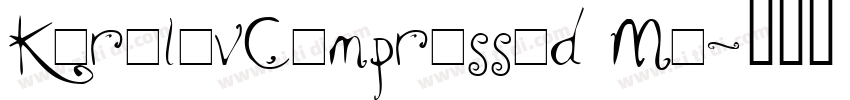 KorolevCompressed Me字体转换
